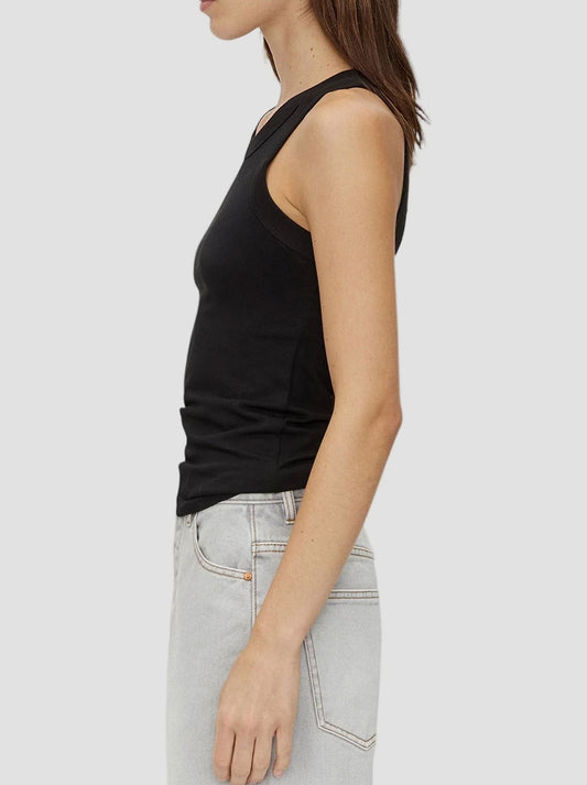 CAMILLA AND MARC ARCHIE MONOGRAM TANK (Black)