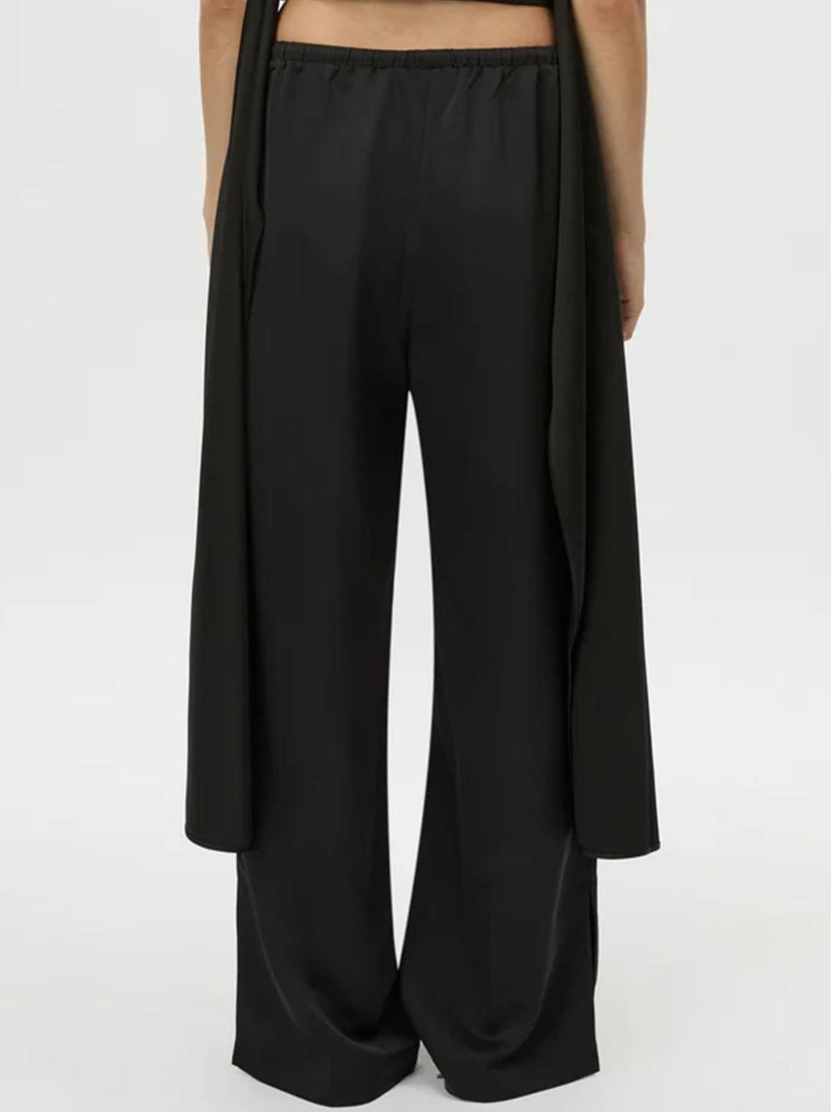 CAMILLA AND MARC GROUND SATIN PANT (Black)