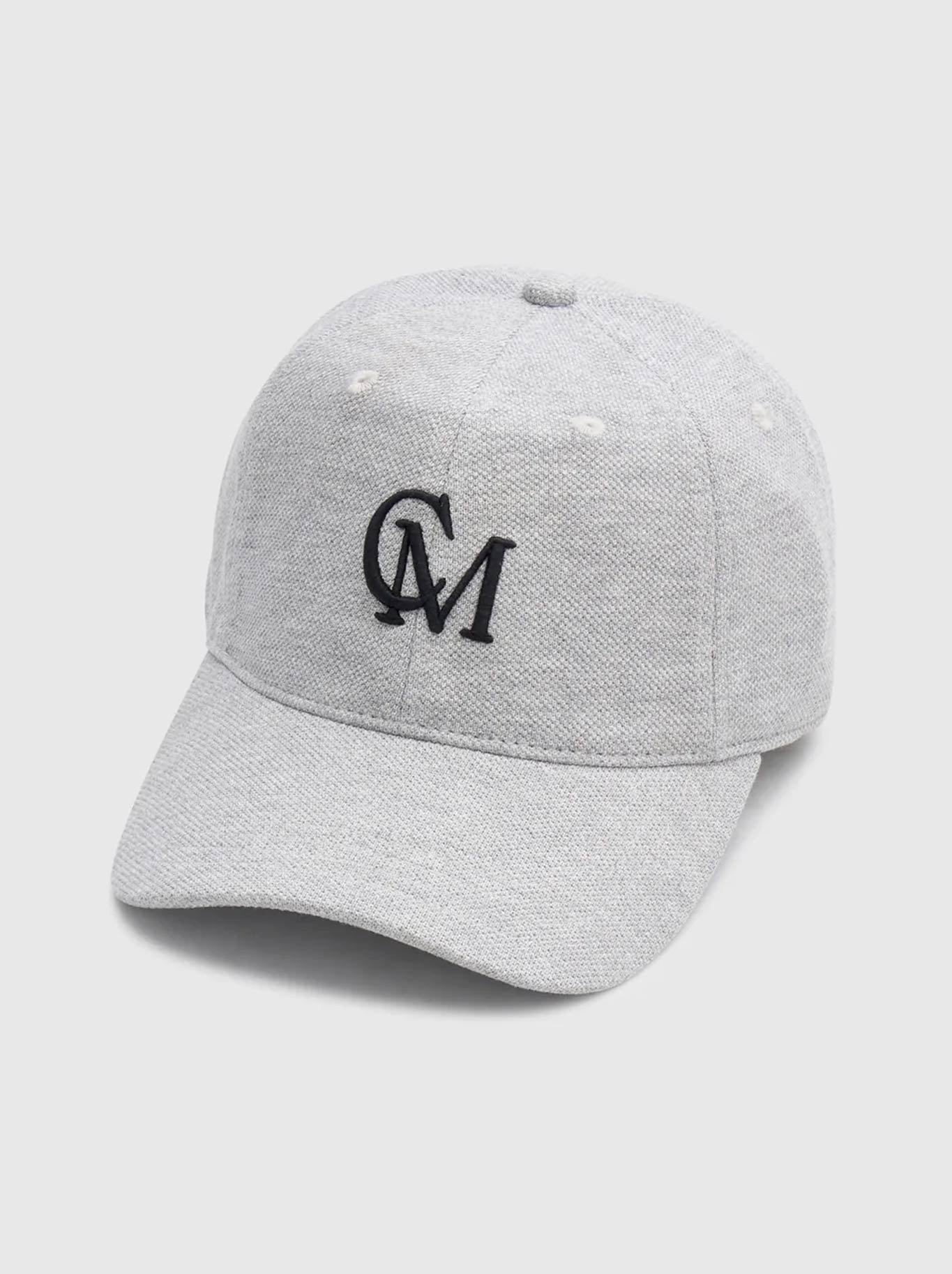 CAMILLA AND MARC ISOLDE EMBROIDERED LOGO CAP (Black White)