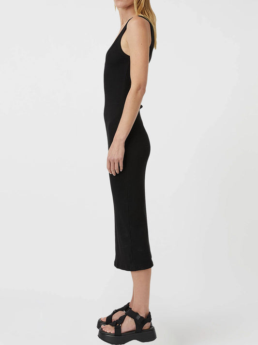 CAMILLA AND MARC NORA RIB MAXI DRESS (Black)