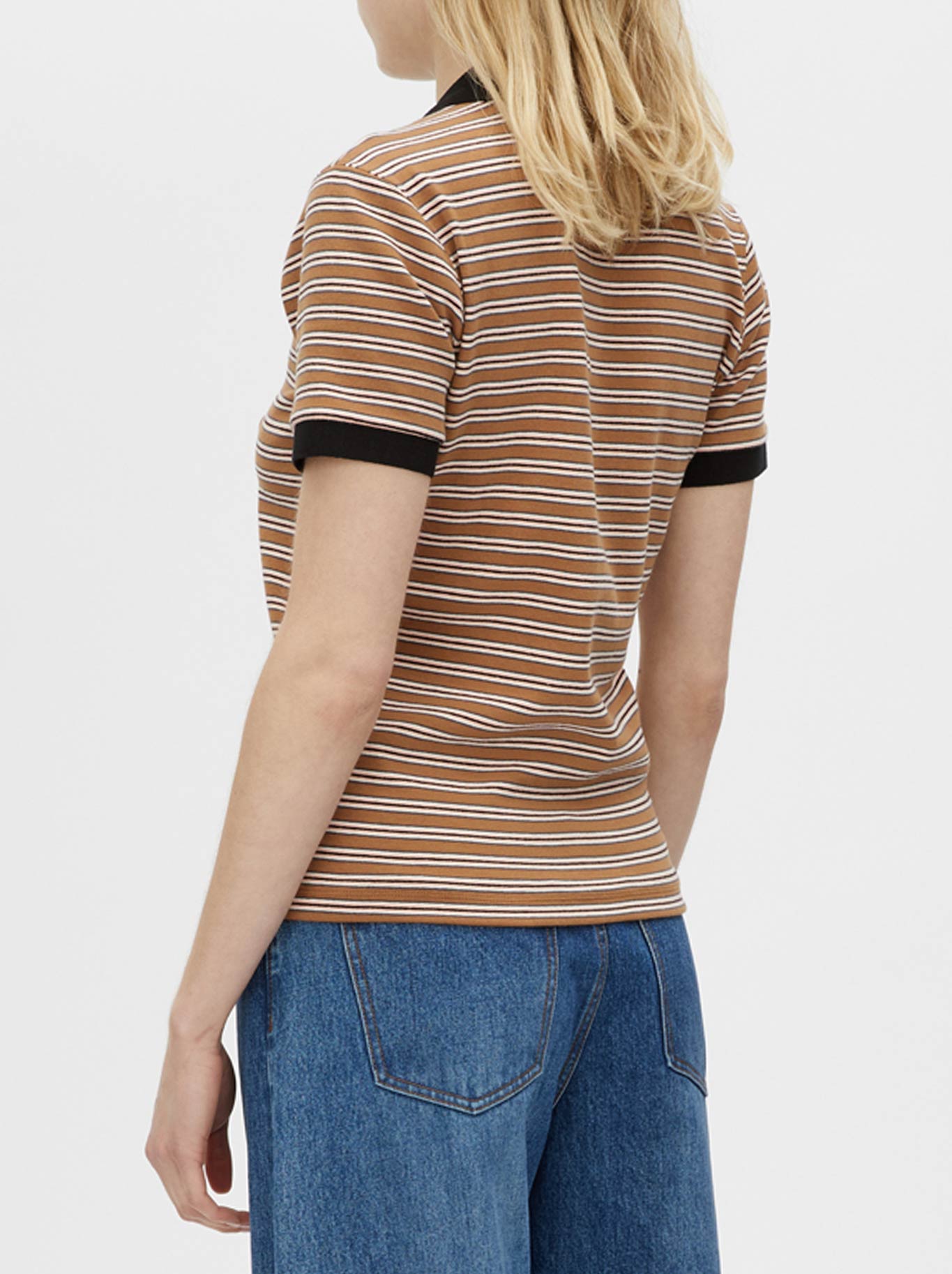 CAMILLA AND MARC PLATINUM SHORT SLEEVE POLO (Tan)