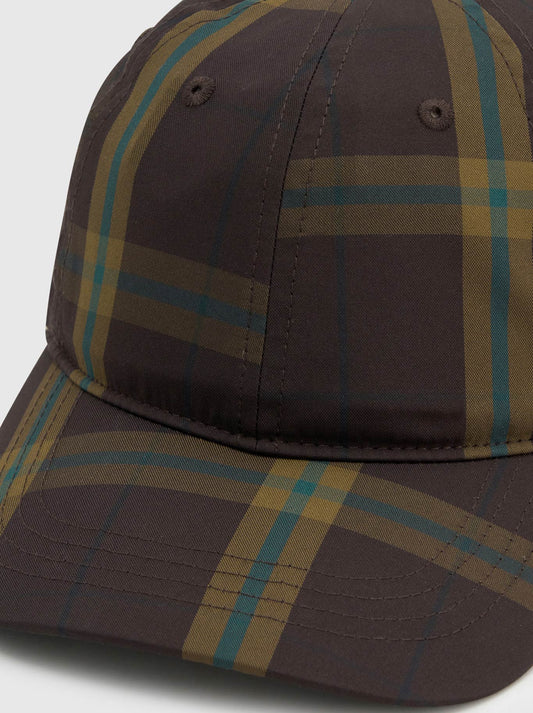CAMILLA AND MARC WINTON CHECK LOGO CAP (Espresso)