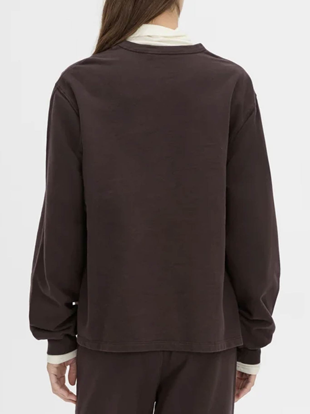 CAMILLA AND MARC THOME EMB RELAXED TRACK TOP (Hickory)