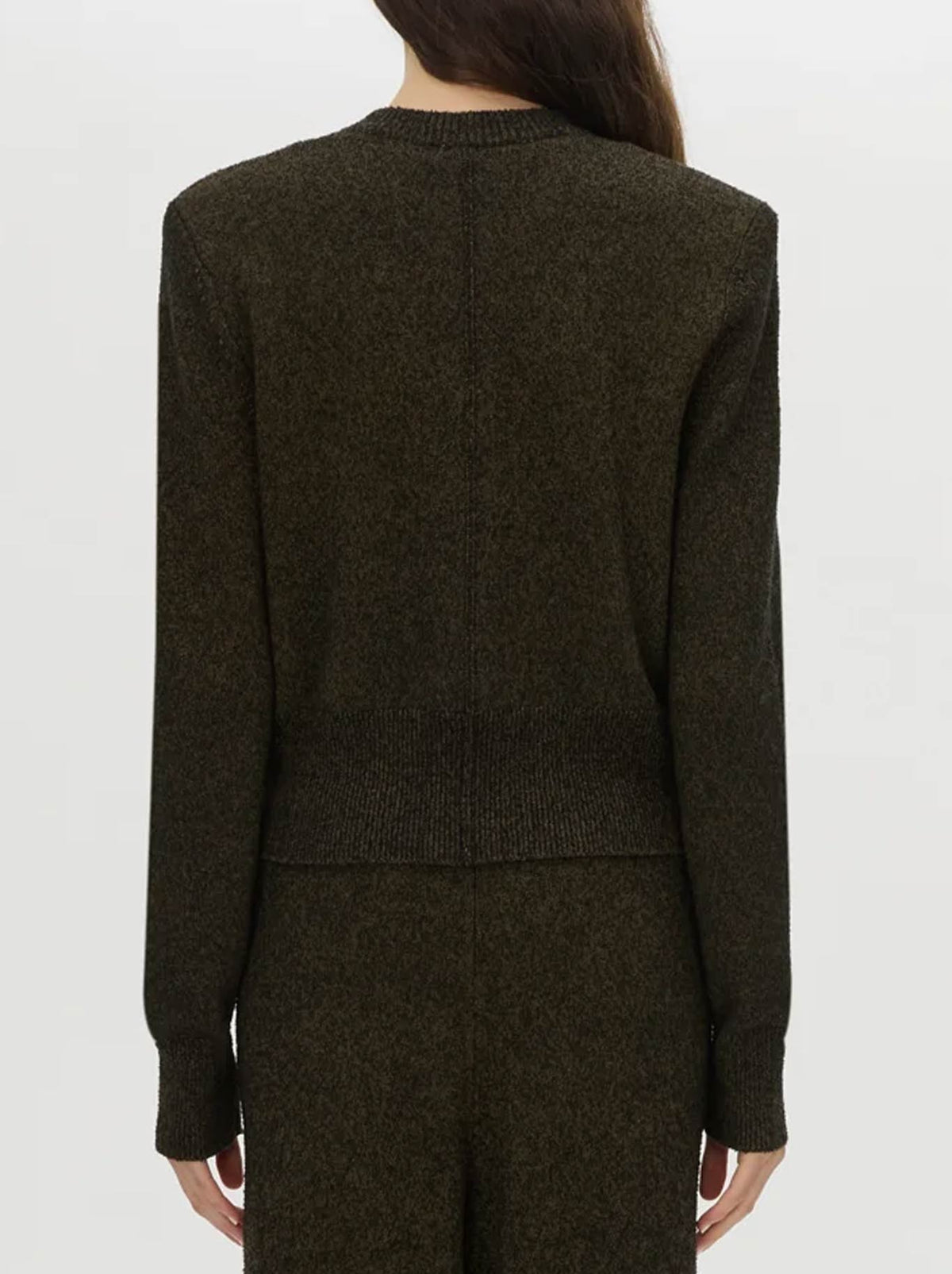 CAMILLA AND MARC SOLEO TEXTURED KNIT CARDIGAN (Cocoa)