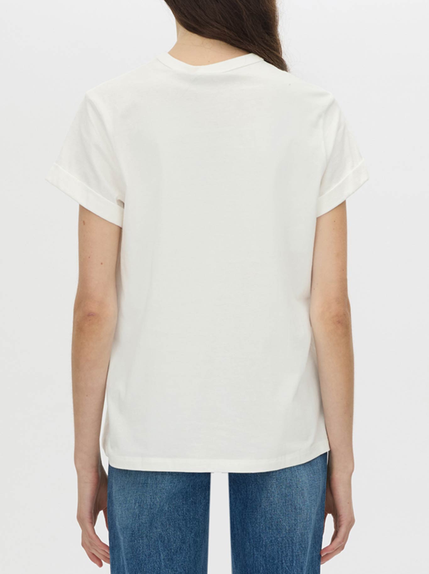 CAMILLA AND MARC BIRDIE EMBROIDERED TEE (White/Red)