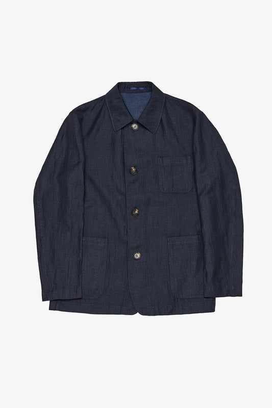 Anthony Squires Carter Dark Shirt Jacket (Blue)