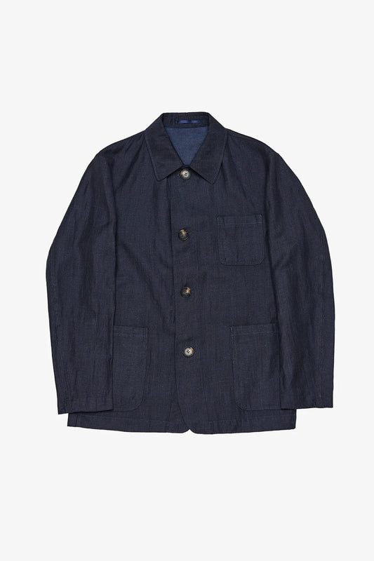 Anthony Squires Carter Dark Shirt Jacket (Blue)