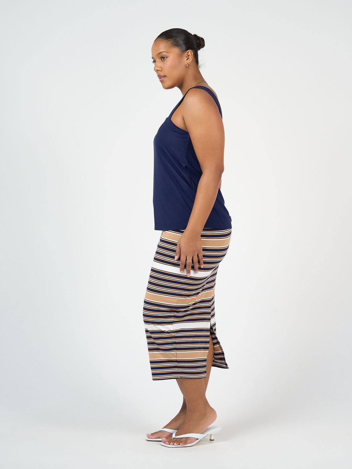 Lou Lou Charli Bamboo Cami (Navy)