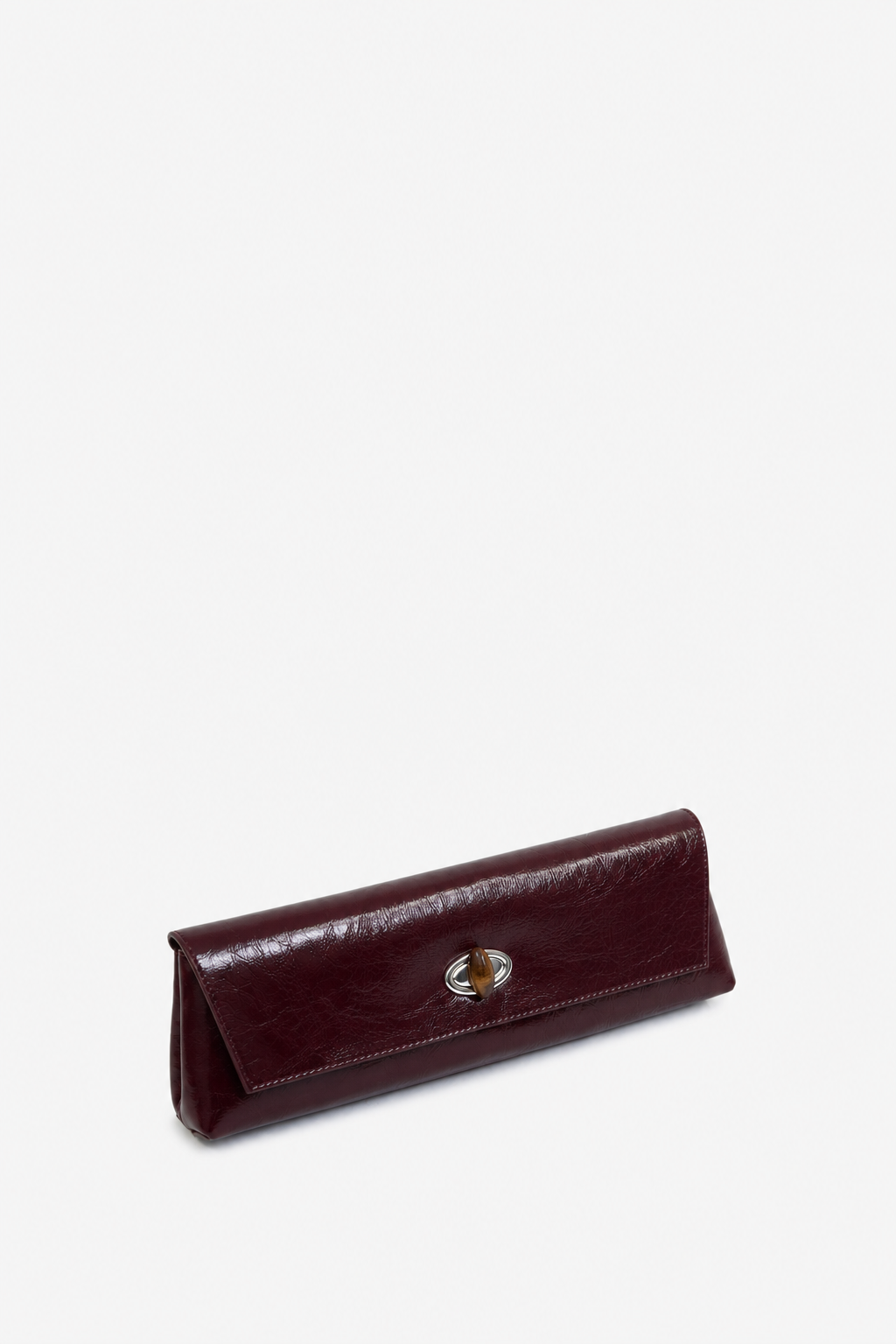 CHRISTOPHER ESBER Buki Patent Clutch (Barolo)