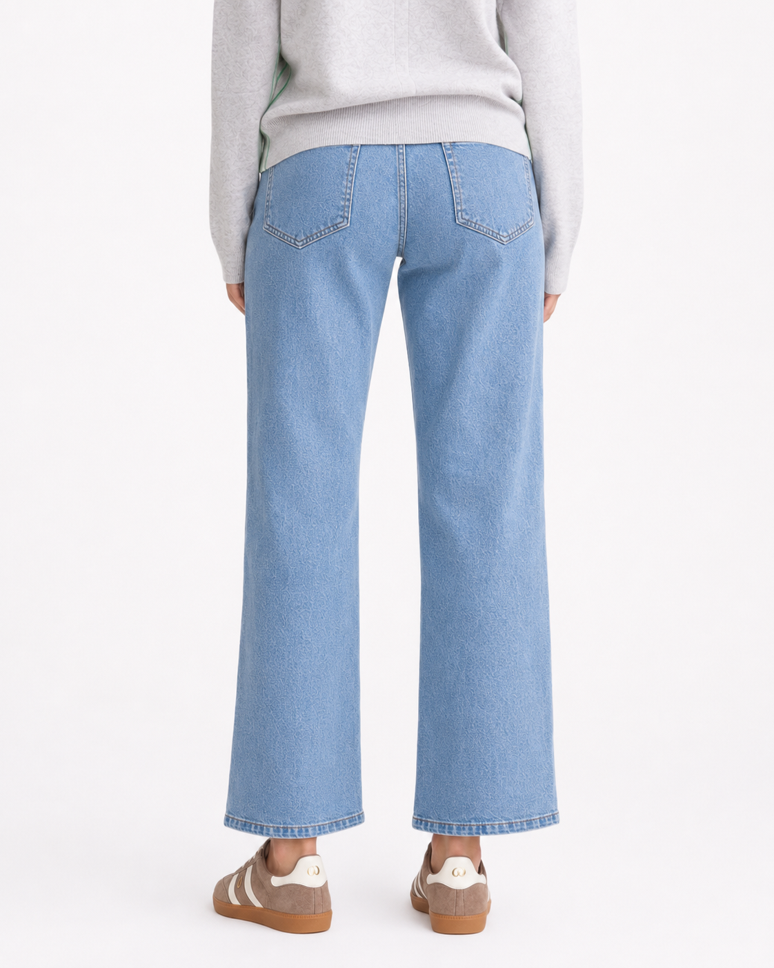 Country Denim Sophia Cropped Stretch Jean (Light Wash)