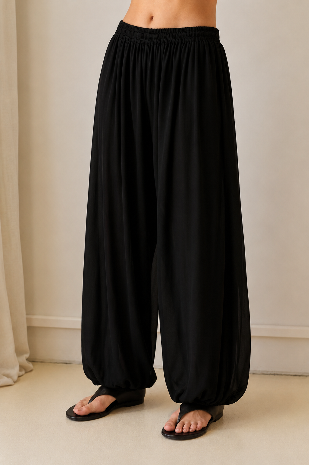 Sass Clothing Miles Balloon Pant (Black)