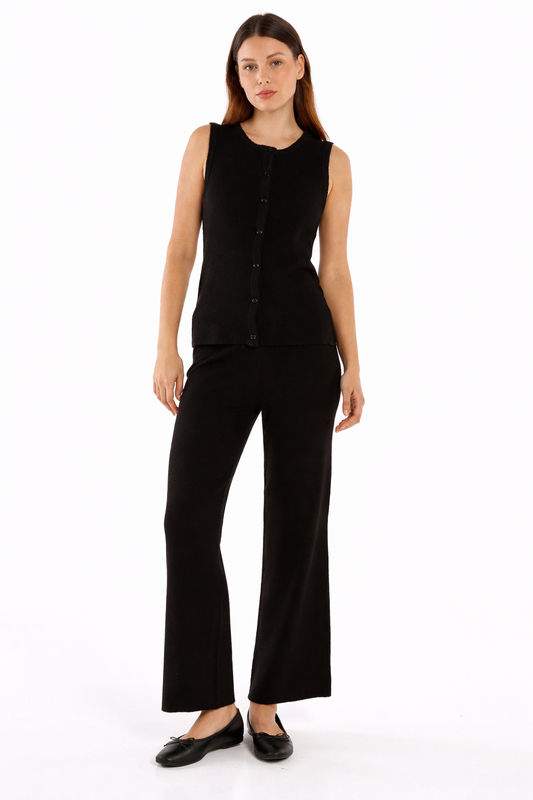 Betty Basics Nash Knit Pant (Black)