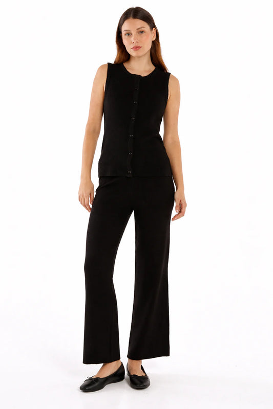 Betty Basics Nash Knit Pant (Black)