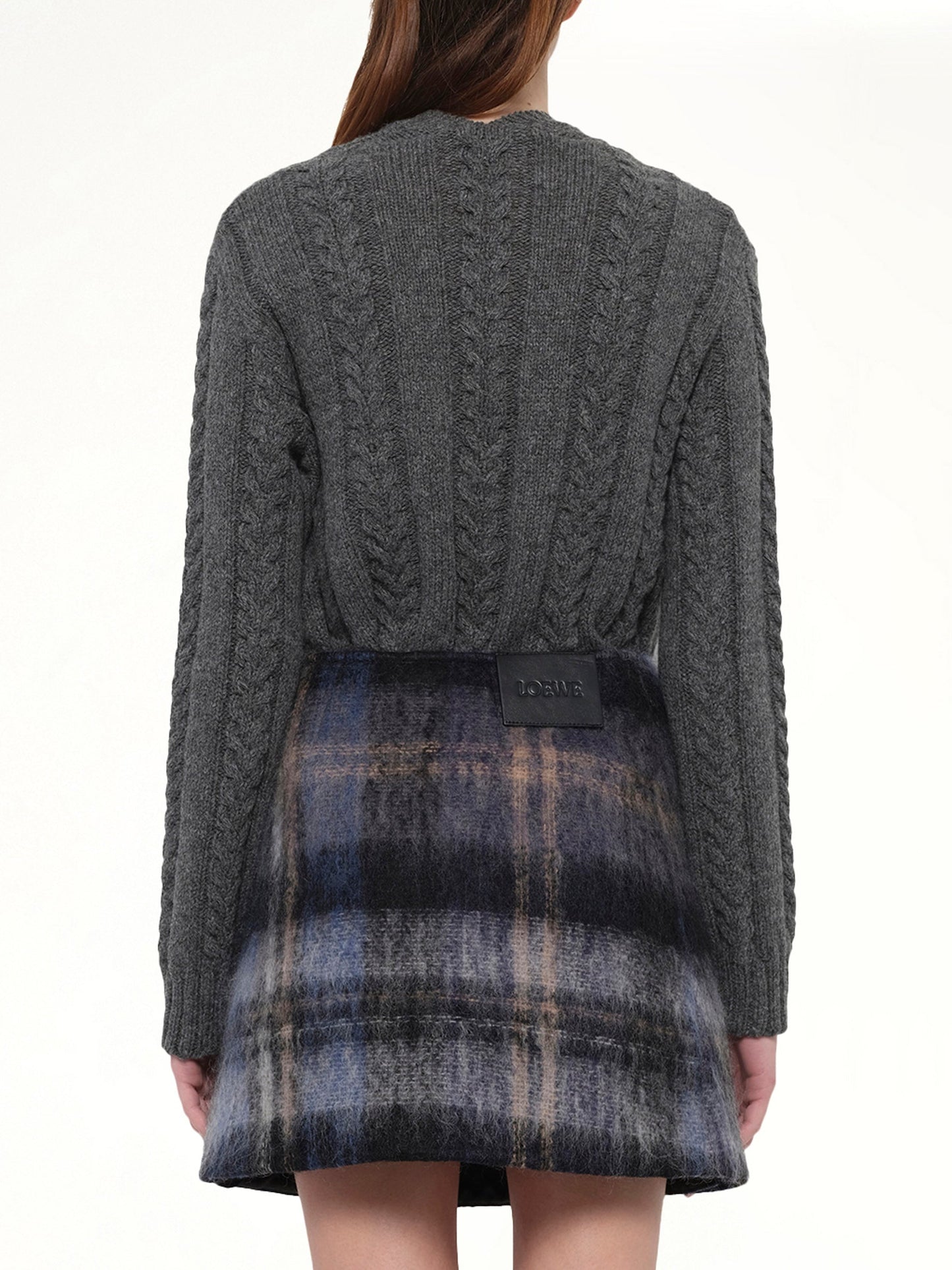 LOEWE Mohair Skirt (Blue)