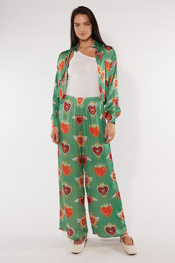 Cowgirl Surfer Bettina Shirt (Emerald)