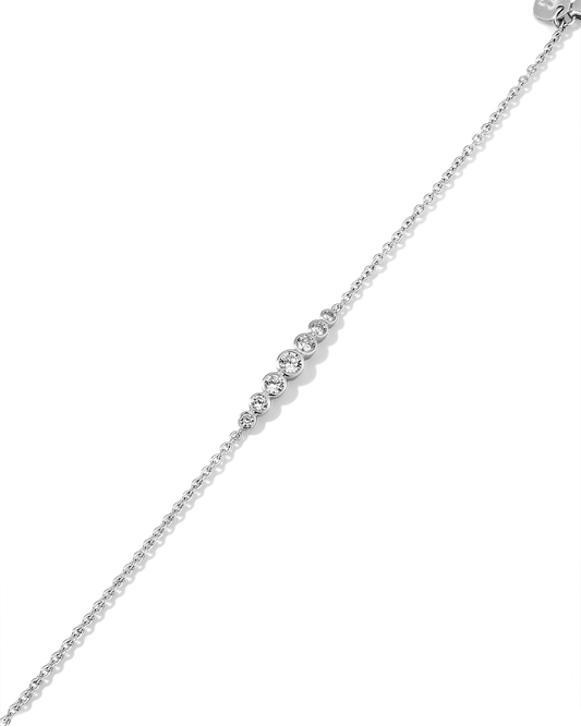 LAVANA Crescendo Silver Diamond Bracelet