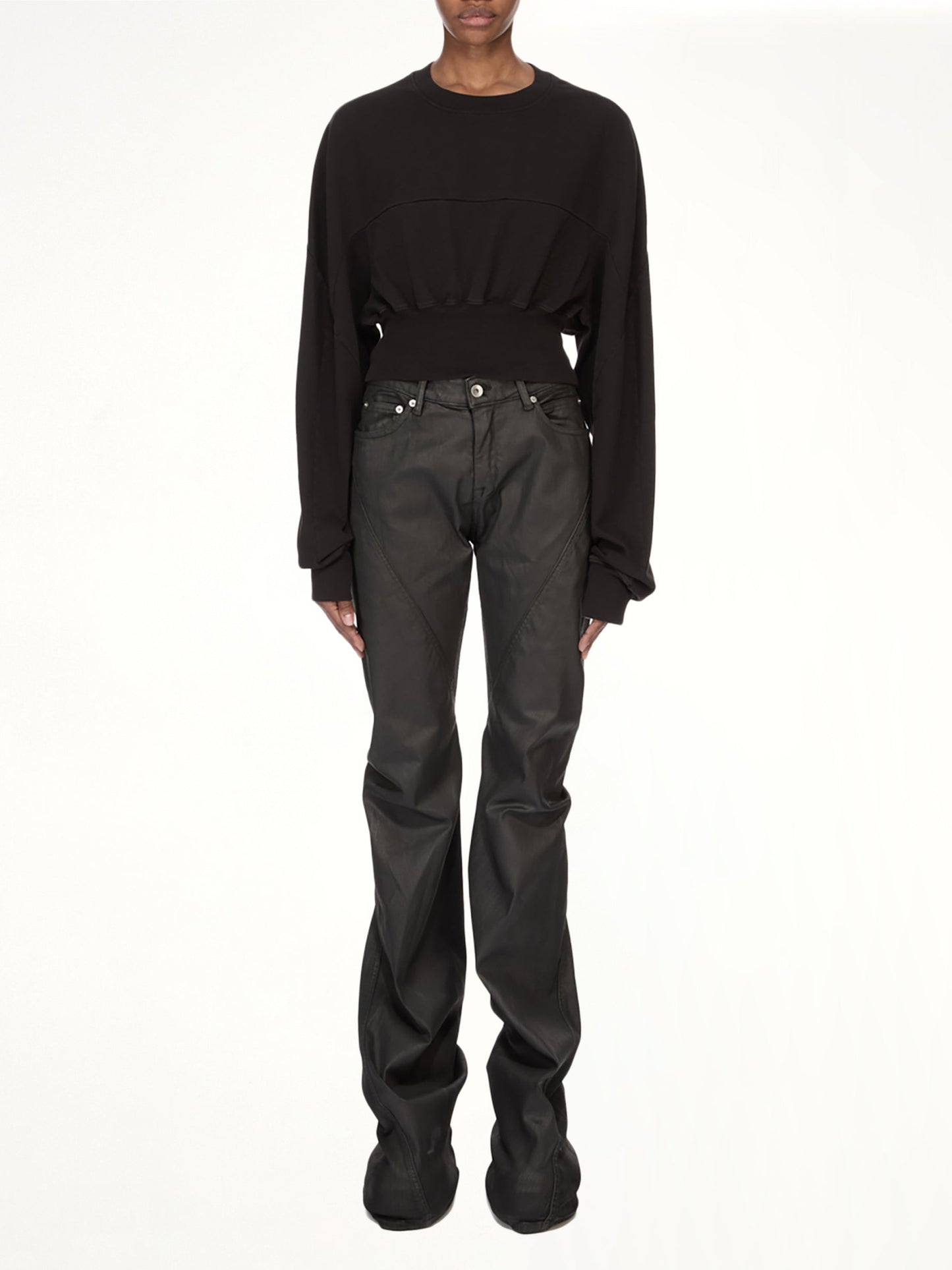 RICK OWENS DRKSHDW Bias Bootcut (Black)