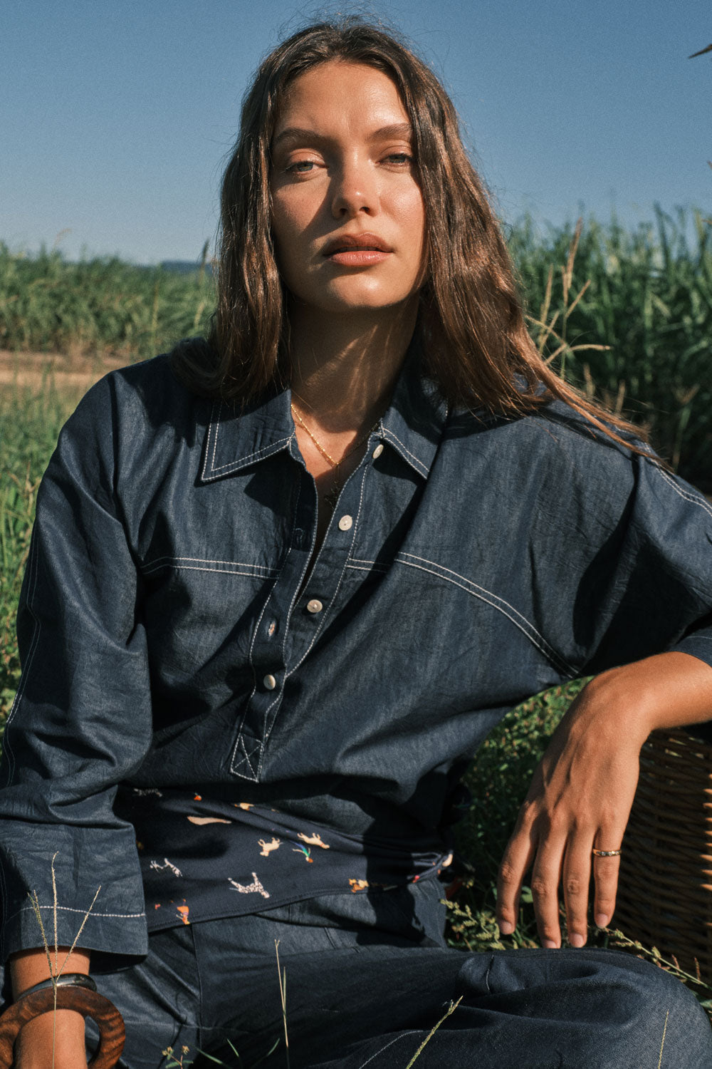 Image of Shirts. Productname: Giliann Gimlet Shirt in Shirt colour by brand - Cowgirl Surfer