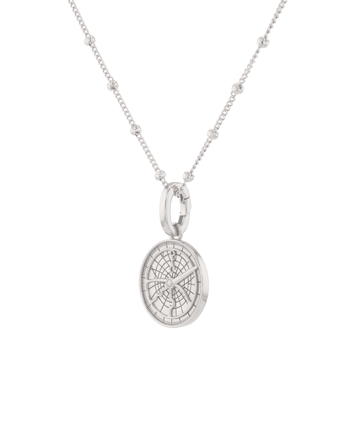 LAVANA Discovery Compass Silver Pendant