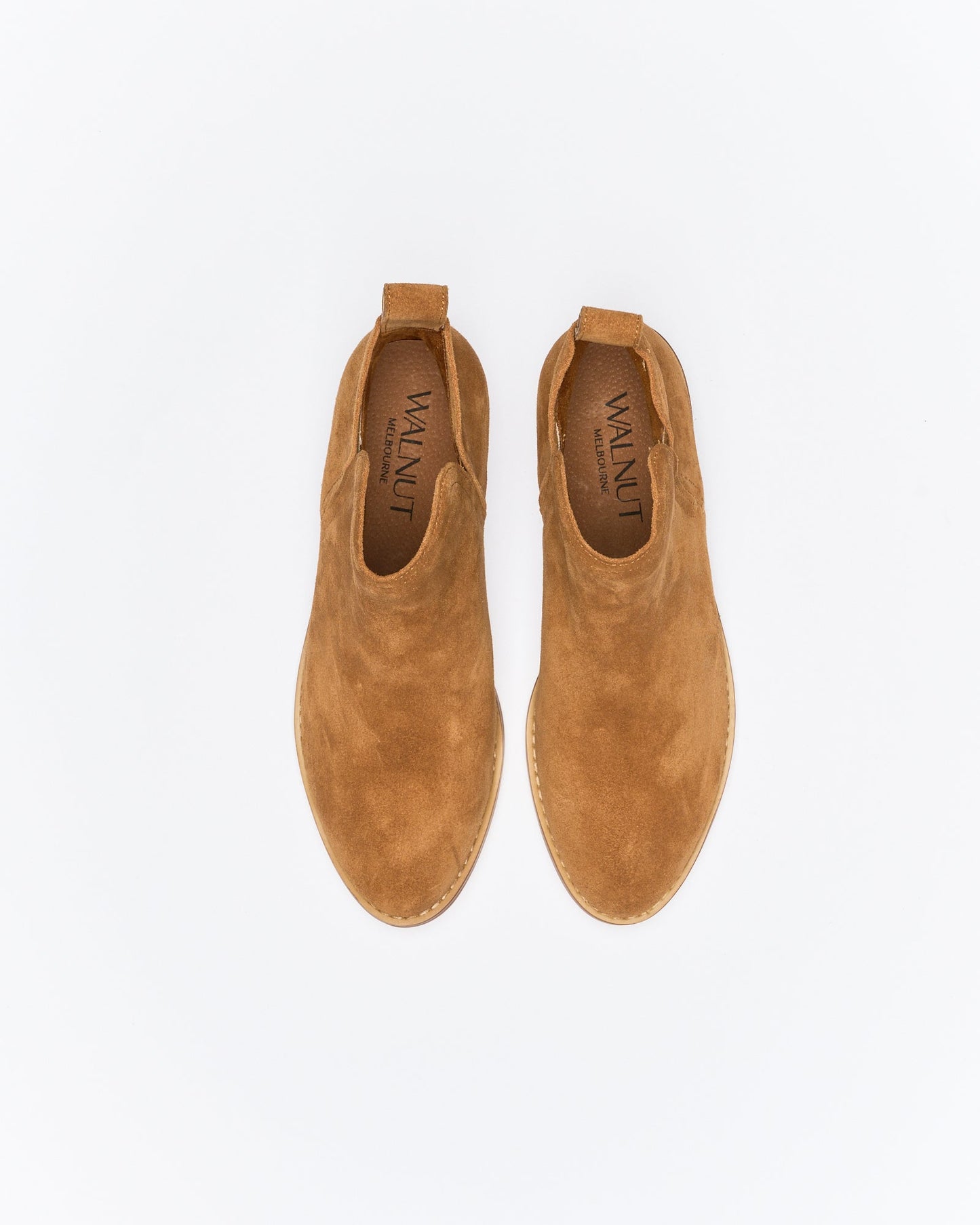 Walnut Melbourne Douglas Leather Boot (Tan Suede)