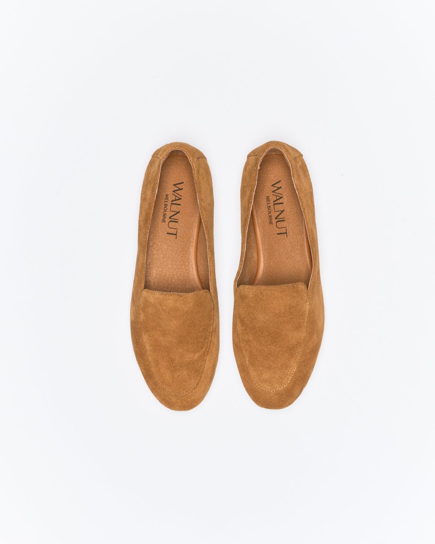 Walnut Melbourne Drew Leather Loafer (Tan Suede)