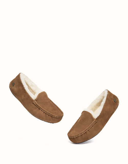 EVERAU® Pielet Moccasins (Chestnut)