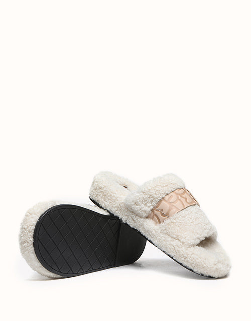 EVERAU® Croft Slippers (White)