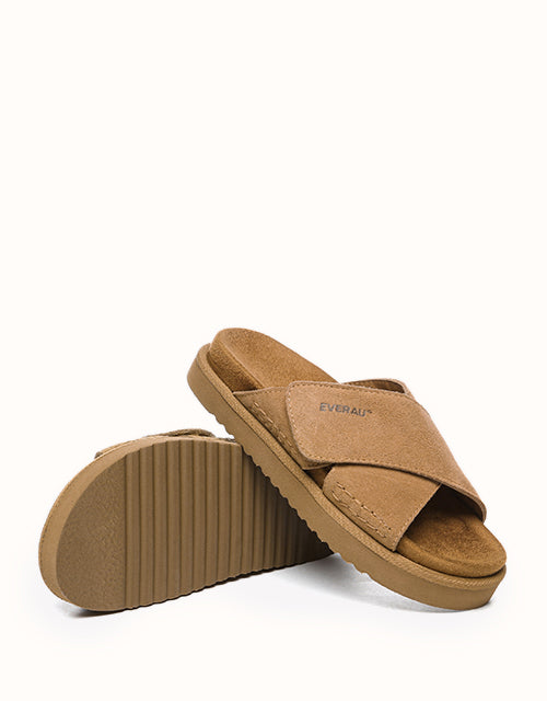 EVERAU® Lilac Sandals (Chestnut)