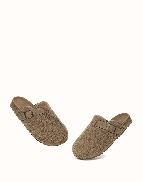 EVERAU® Greta Slippers (Chestnut)