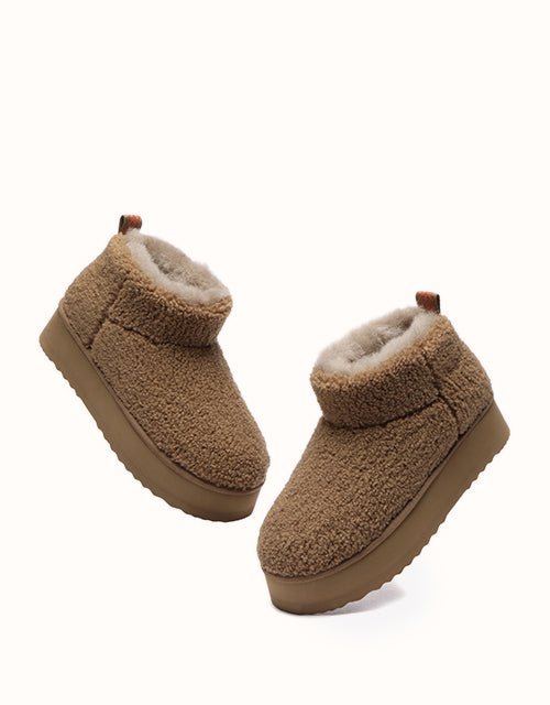 EVERAU® Ultra Platform Teddycozy Boots (Teddy Brown)
