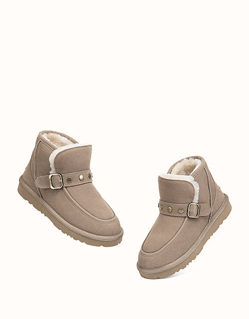 EVERAU® Glacira Stud Boots (Sand)