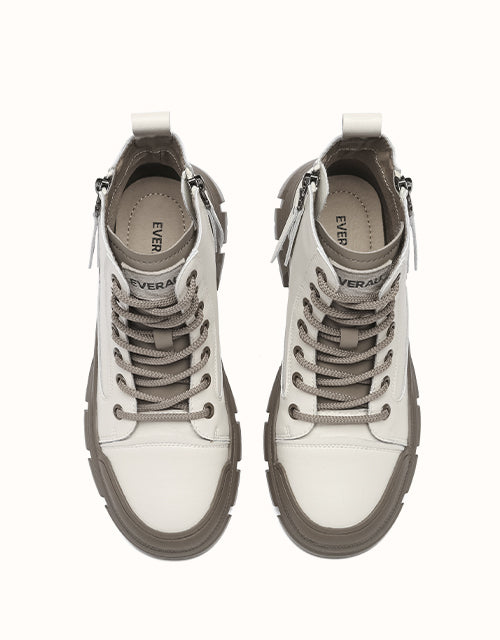 EVERAU® Lorrine Boots (White)