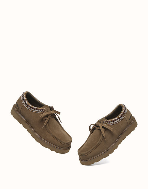 EVERAU® Madison Moccasins (Chestnut)