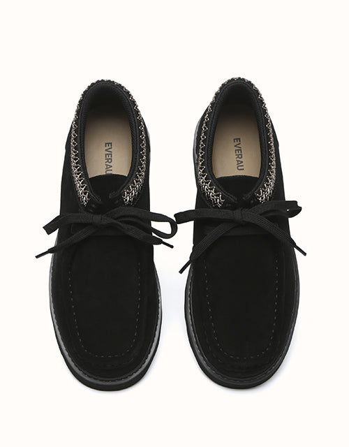 EVERAU® Madison Moccasins (Black)