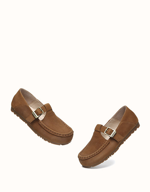 EVERAU® Maria Loafers (Chestnut)