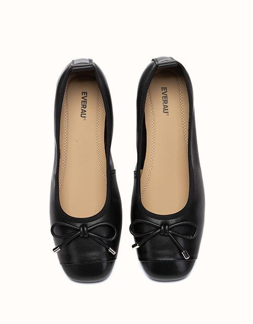 EVERAU® Suvel Flats (Black)