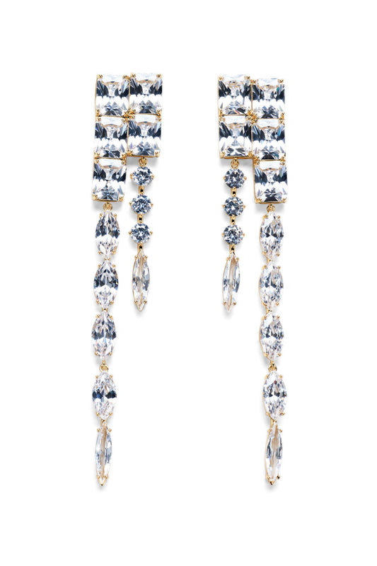 Diamante Earrings (Gold)