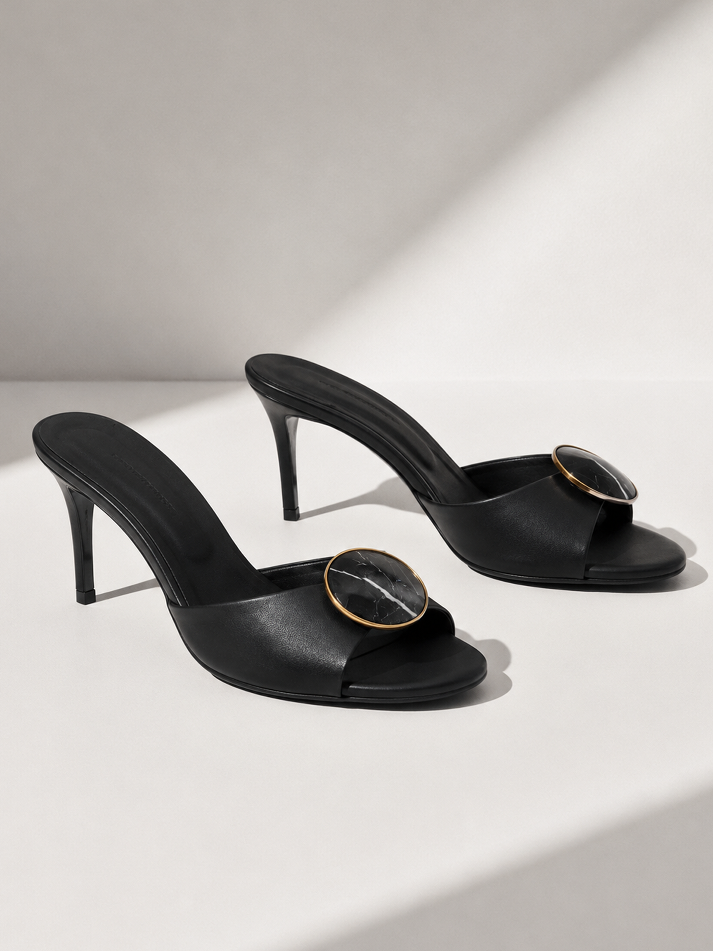 CHRISTOPHER ESBER Aura Quartz Mule (Black)