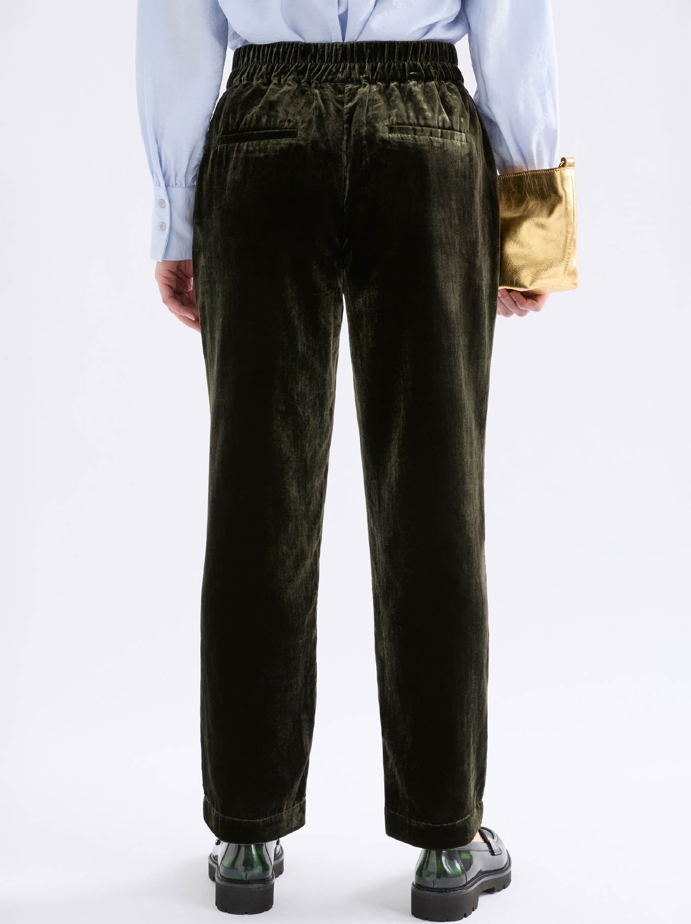 ELK SUURI VELVET PANT (Olive)