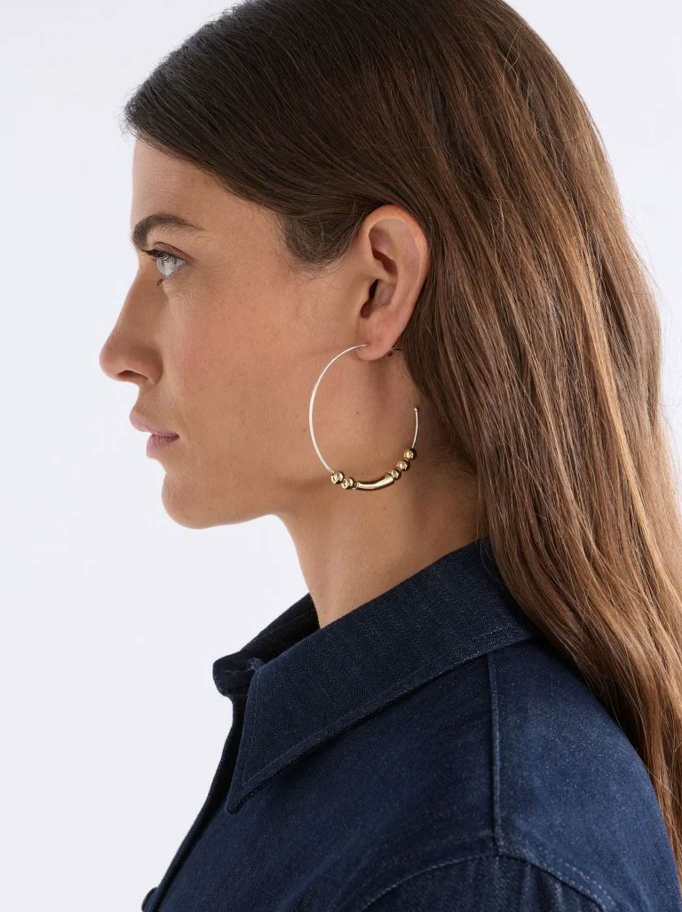 ELK ENNA LARGE HOOP EARRING (Gold)