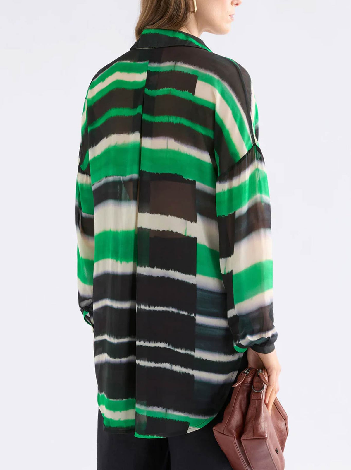 ELK EIR SHEER SHIRT (Saillte Print)