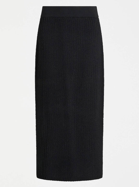 ELK BEIM KNIT SKIRT (Black)
