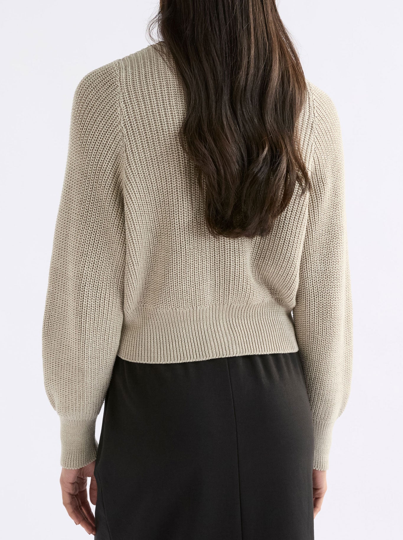 Elk Saari Cardigan (Ecru)