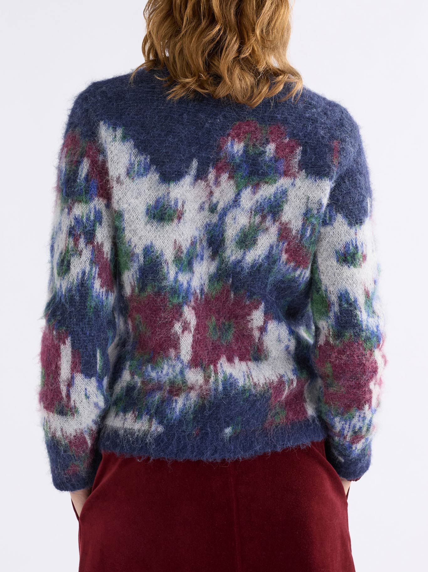 ELK RHODA SWEATER (Black/Cream)