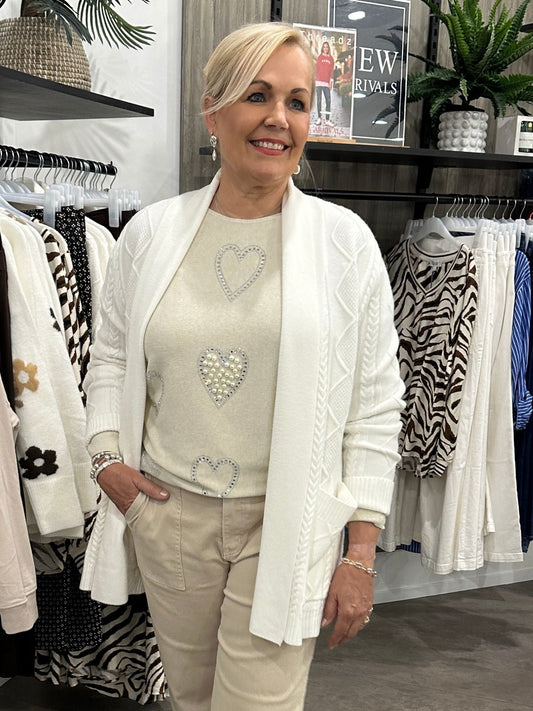 Clarity Apres Cardigan (Chalk)