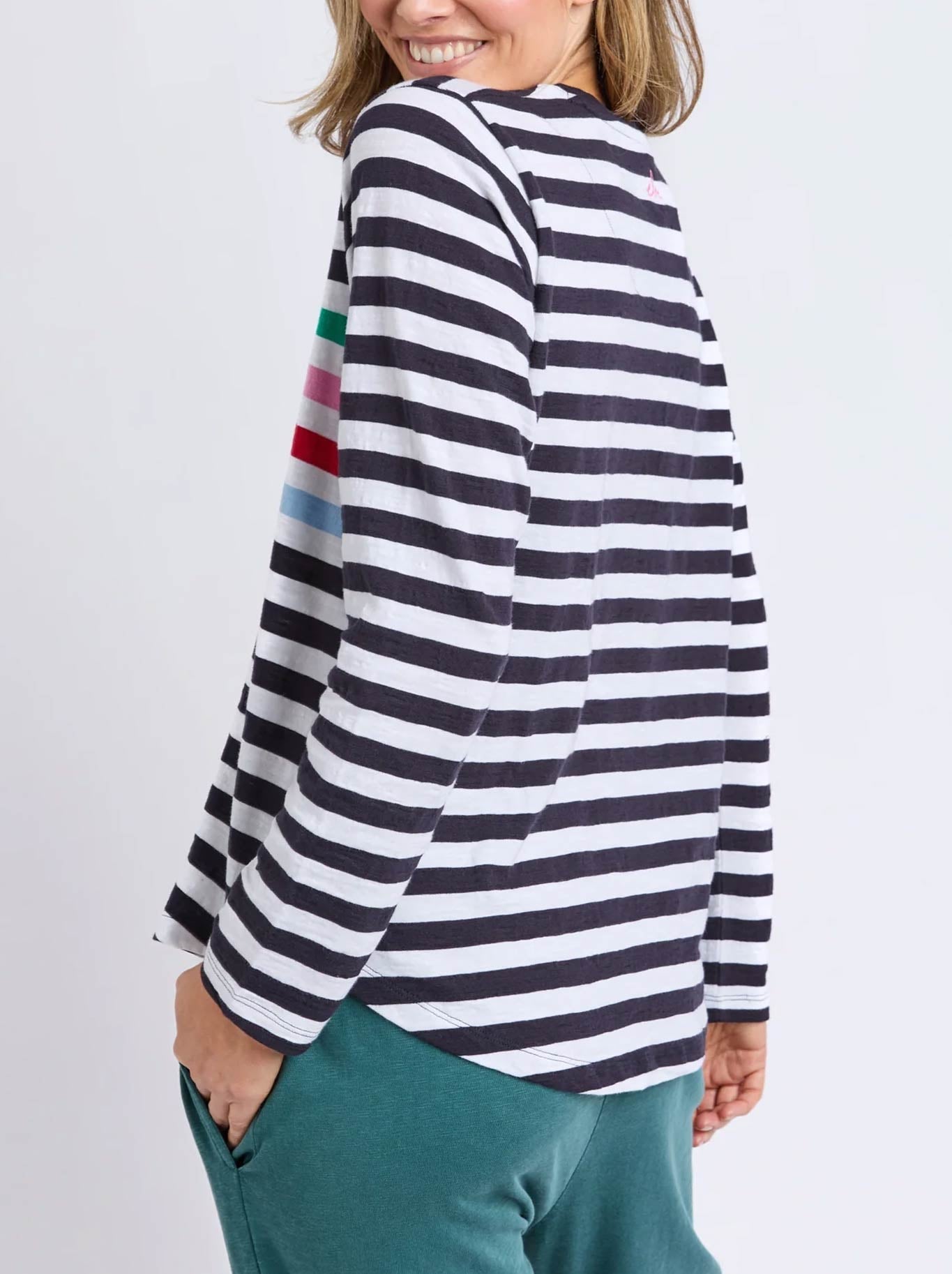Elm Harmony Long Sleeve Tee (Rainbow)