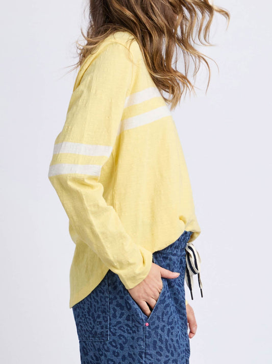Elm Adora Long Sleeve Tee (Pale Lemon)