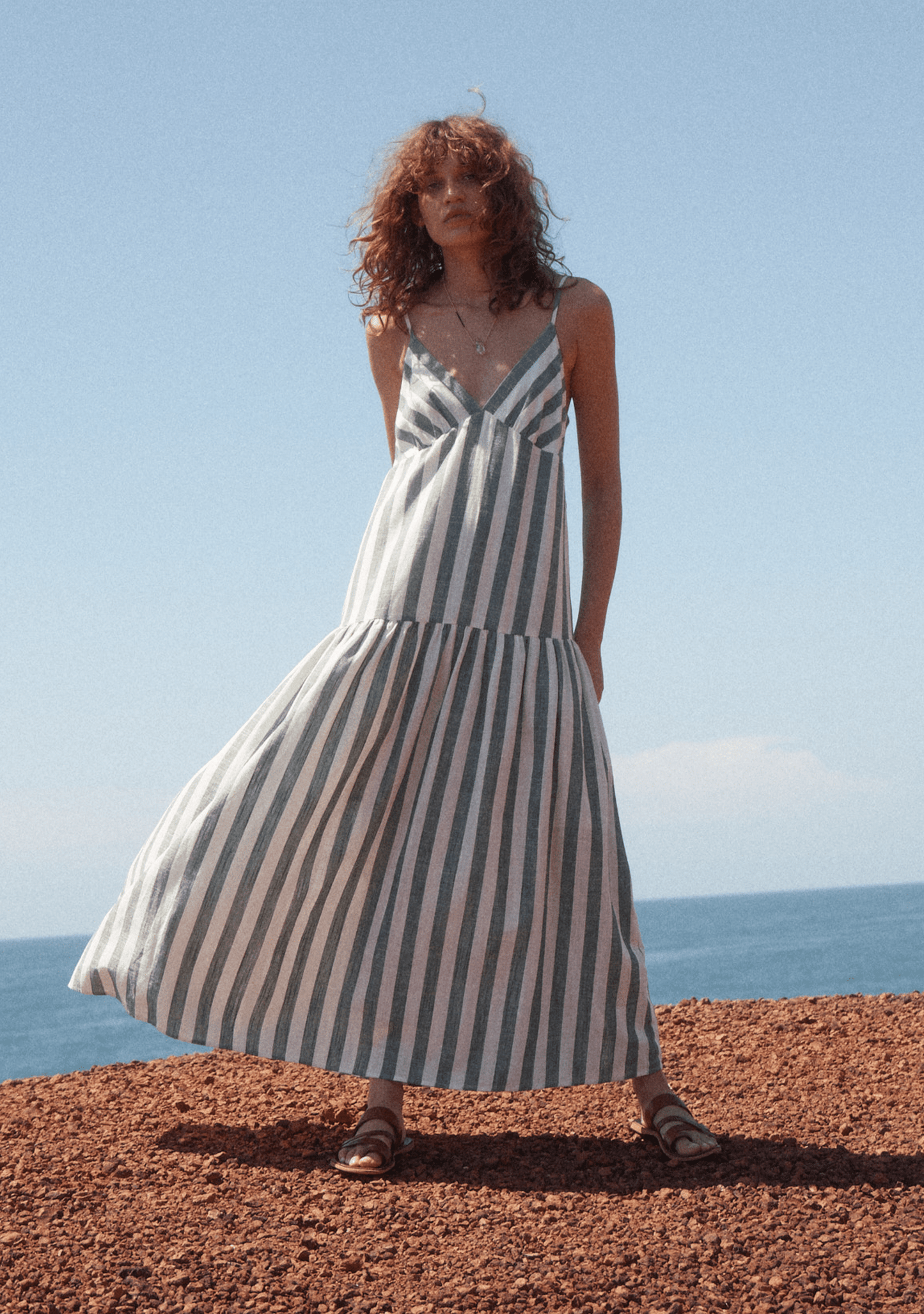 Image of Dresses. Productname: Auguste The Label Elowen Maxi Dress in Green colour by brand - Auguste The Label