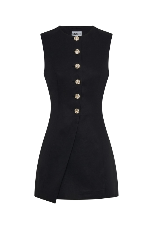 SNDYS EMILIE MINI DRESS (Black)