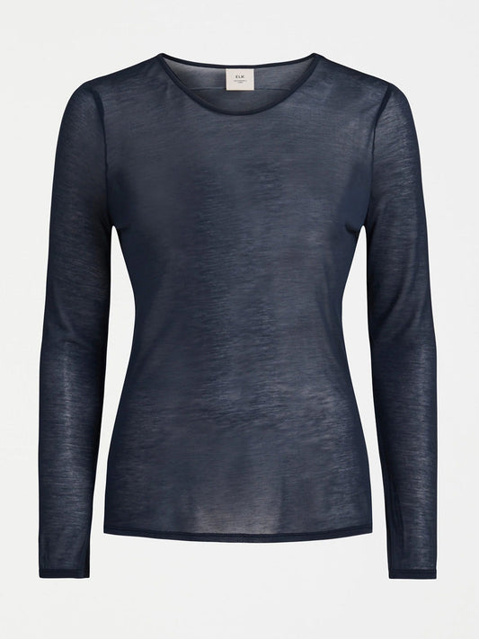 ELK SHEER LONG SLEEVE T-SHIRT (White)